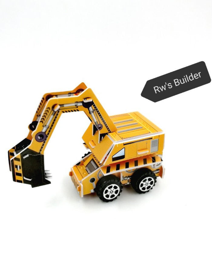 3d Puzzle |JCB Excavator Pull back Toy