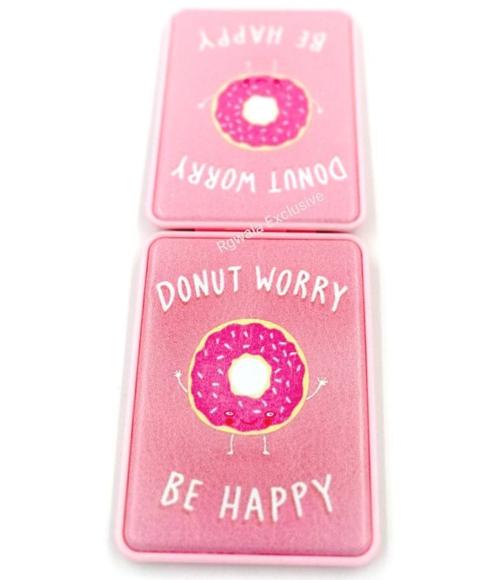 Donuts Design Pink color Compact Mirror