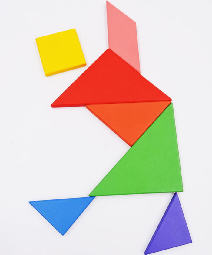 Wooden Tetris Puzzle for Kids|Blister card packing