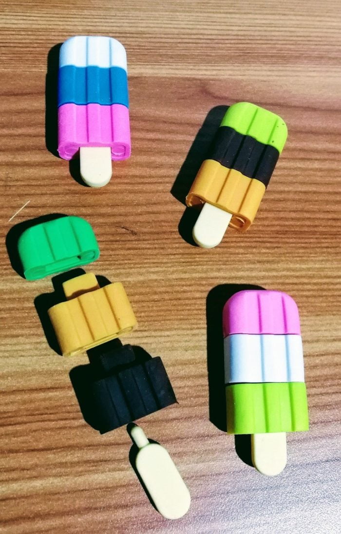ice cream erasers
