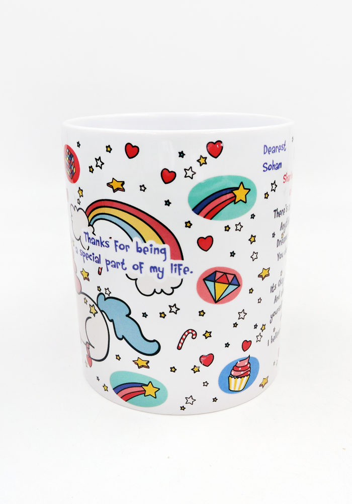 High Quality Unicorn Theme Bone China Mug|Customize able|Printed Box 9