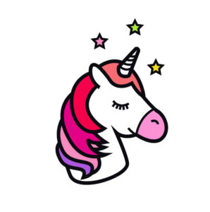 happy unicorn offering kids return gifts unicorn theme
