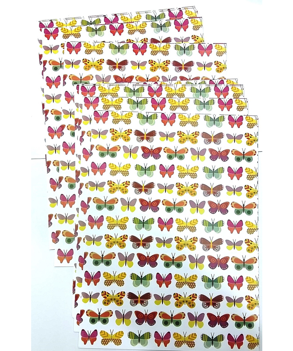 Butterfly Print A4 Galaxy Paper | Pack of 10