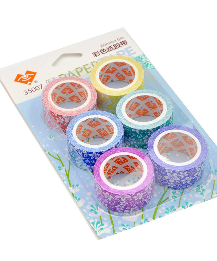 Flower Print Designer Paper Tape