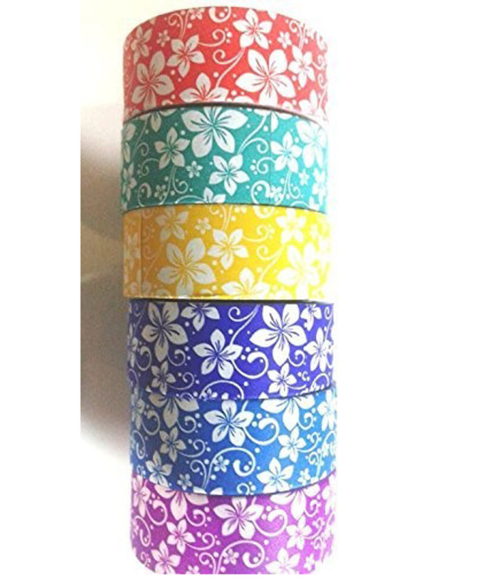 Flower Print Designer Paper Tape