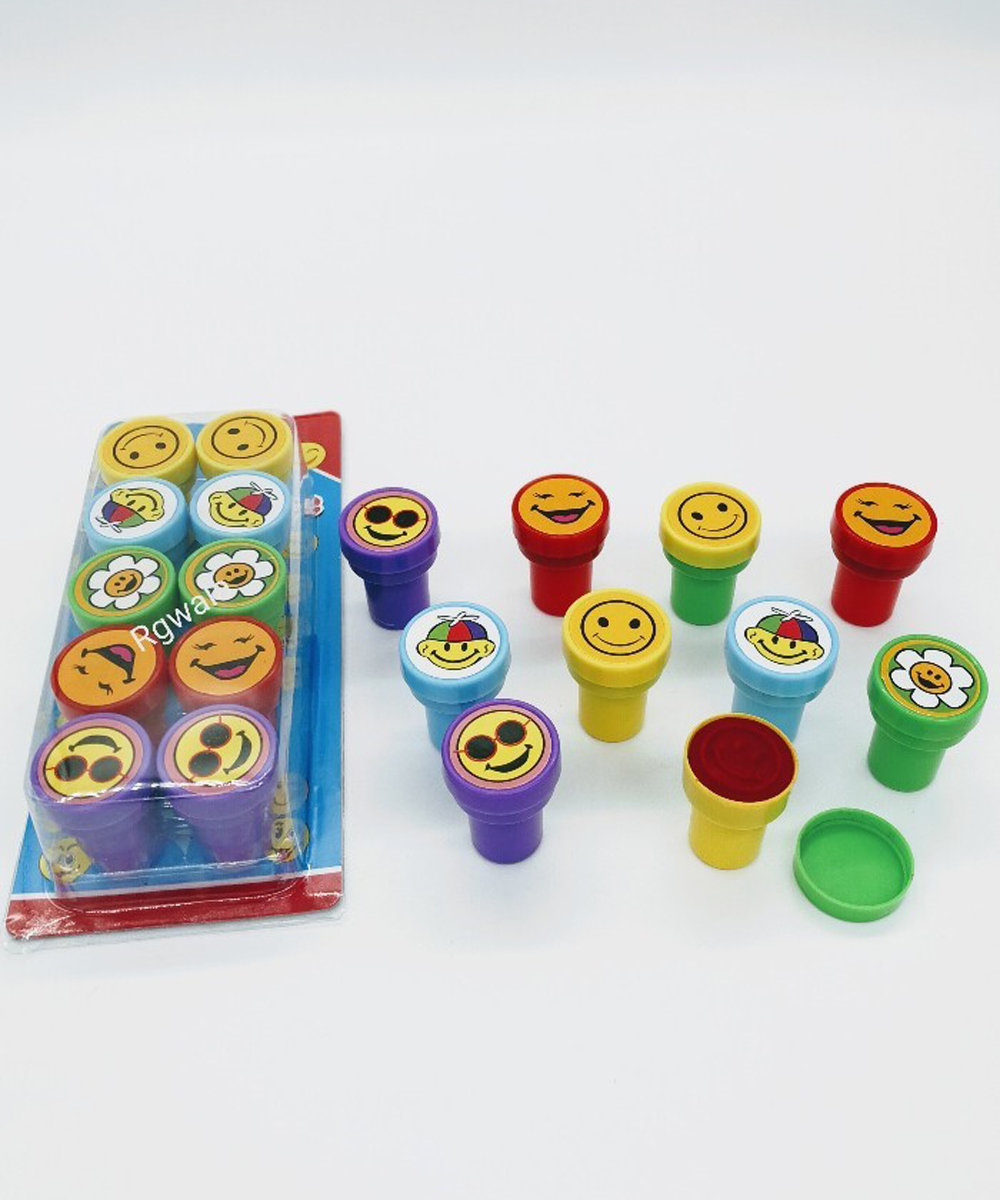 Ikshu stamps Smiley design for kids set of 10 stamp, also can be