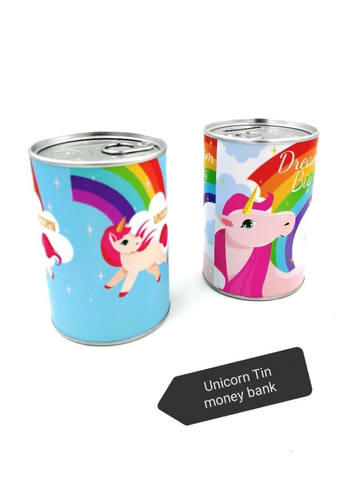 unicorn theme money bank as a birthday return gifts for 5 year old