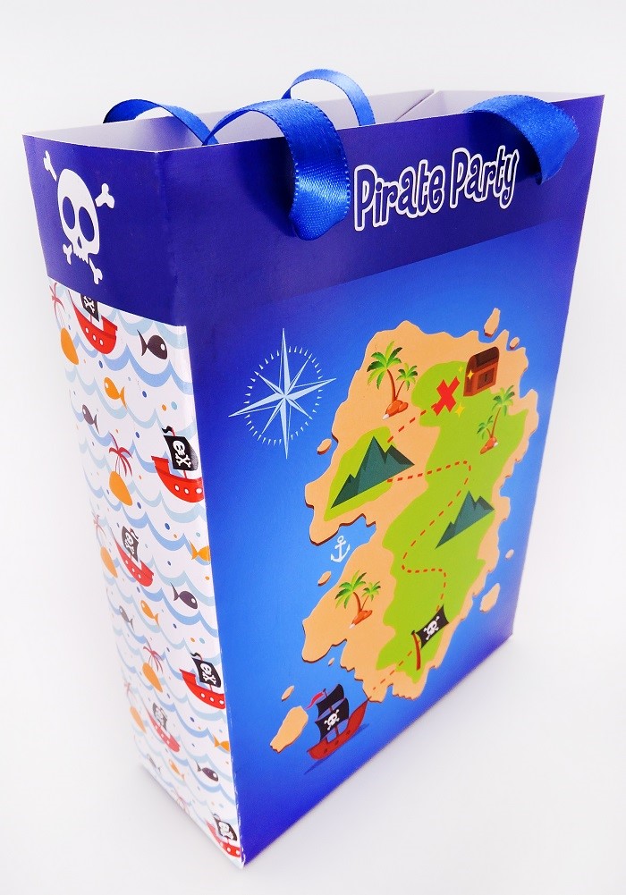 Pirates theme gift bags for return gifts birthday