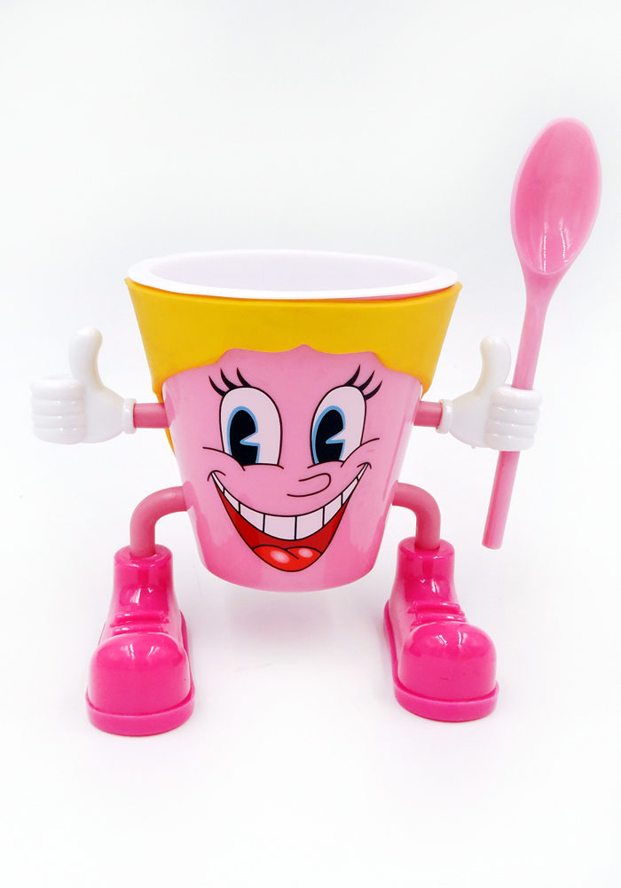 pinky princes pudding cups for party-ice cream cup-return gifts