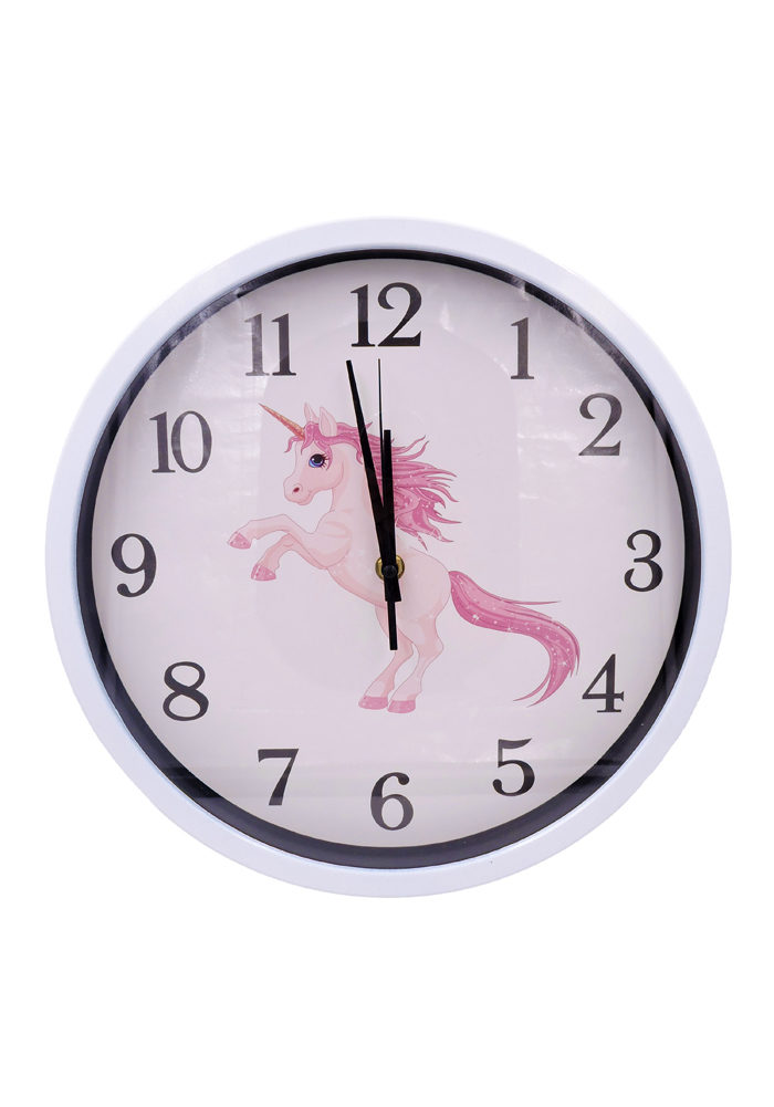 wall clock for baby room unicorn theme birthday return gifts for kids