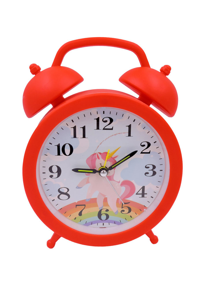 unicorn theme red color children alarm clock online india