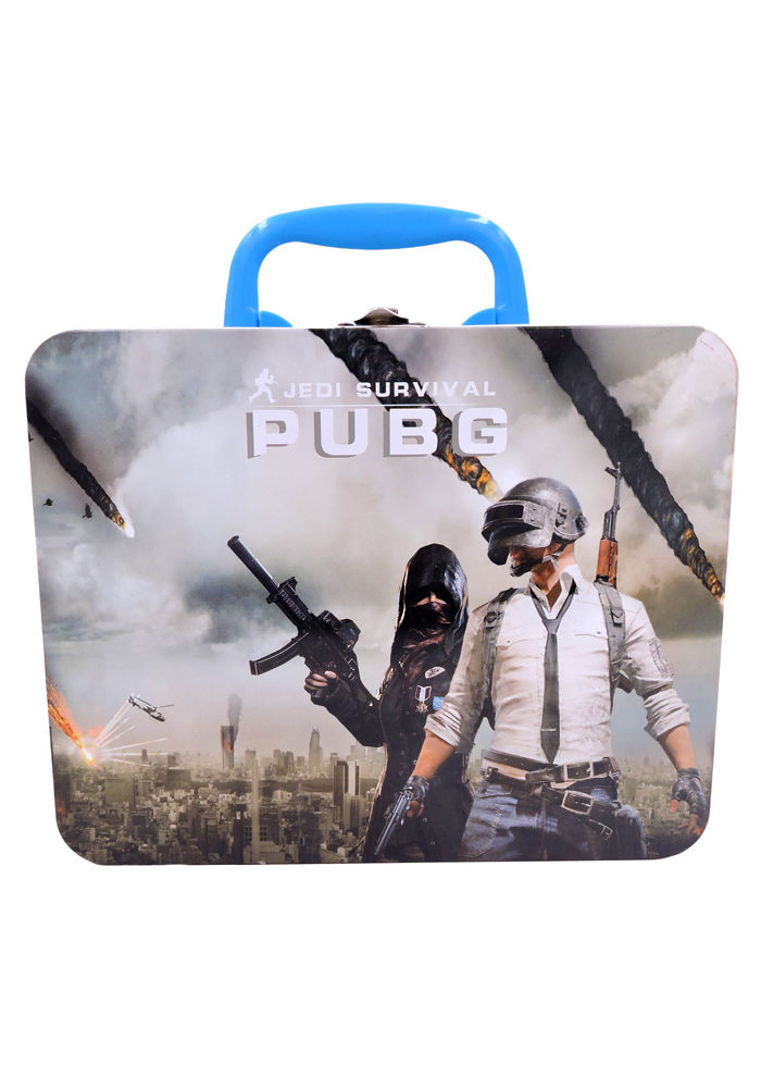 Pubg themed birthday party metal box tin container