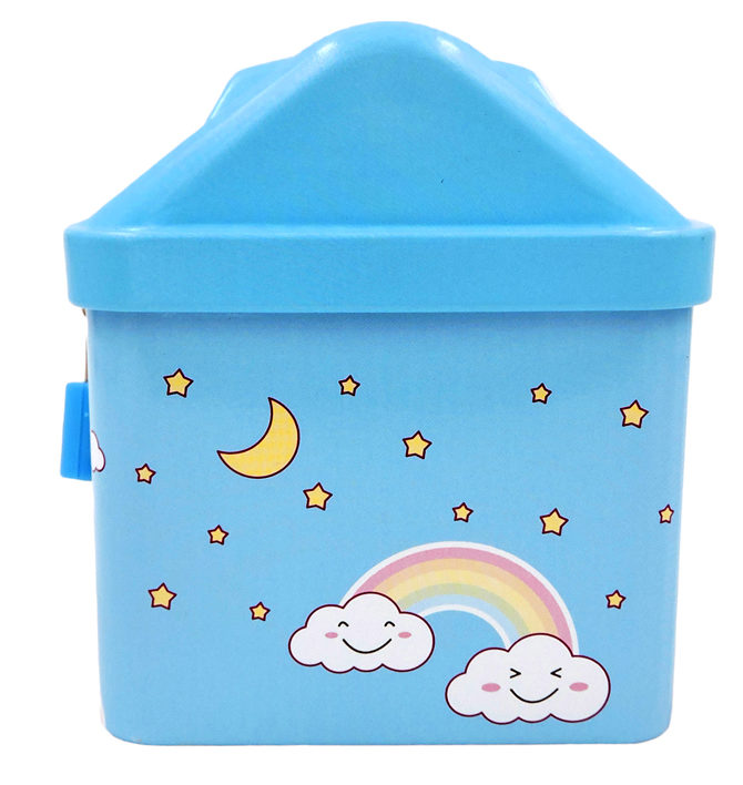 unicorn hut shape kids money bank with lock and key for kids return gifts