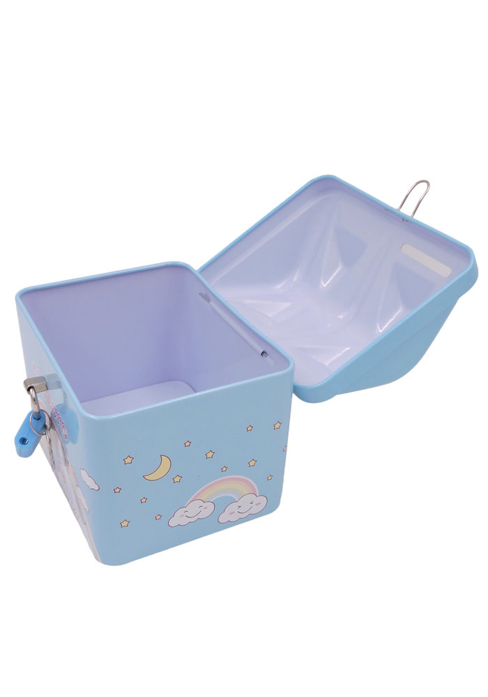unicorn hut shape kids money bank with lock and key for kids return gifts