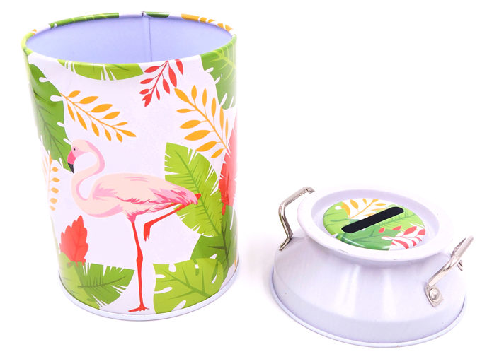 flamingo theme coin bank for kids birthday return gifts party favor