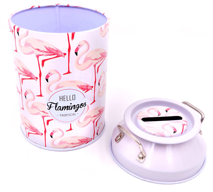 flamingo theme coin bank for kids birthday return gifts party favor