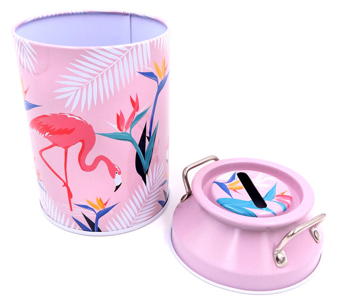 flamingo theme coin bank for kids birthday return gifts party favor