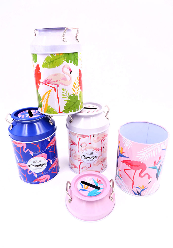 flamingo theme coin bank for kids birthday return gifts party favor