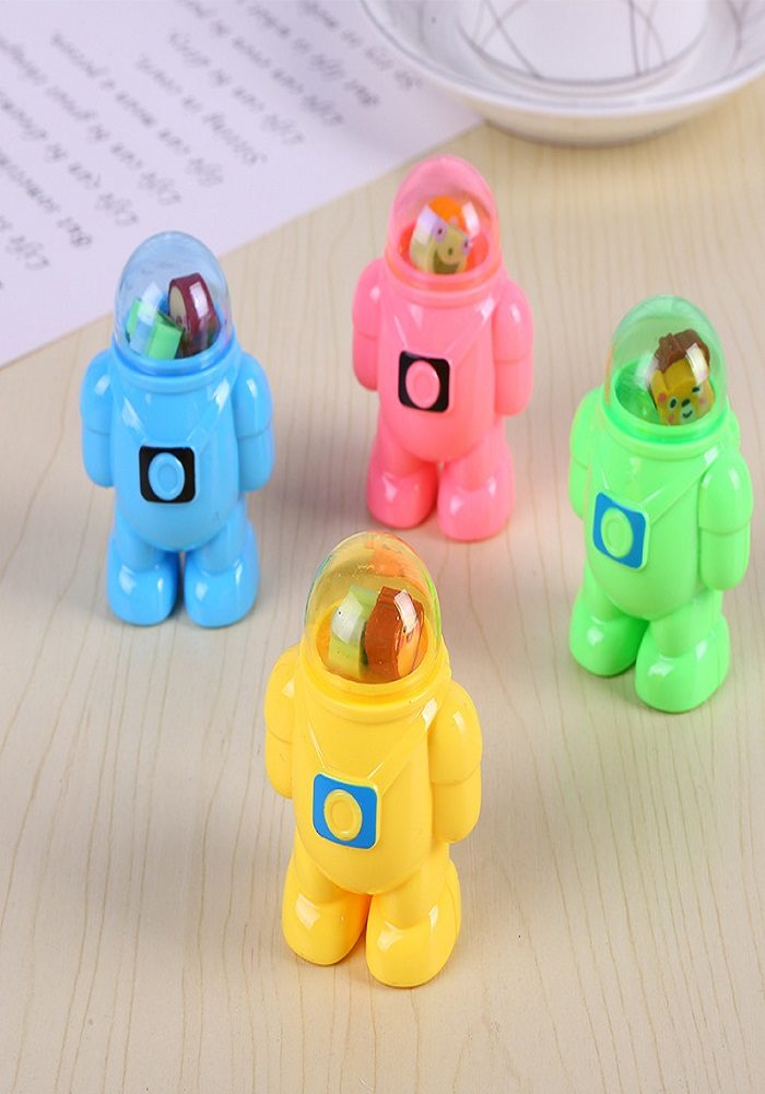astronaut or space theme return gifts sharpener