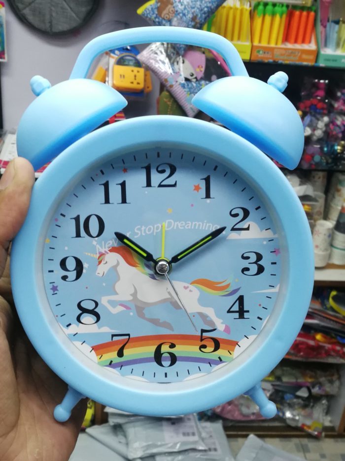 unicorn theme alarm clock for girls return gifts online delivery