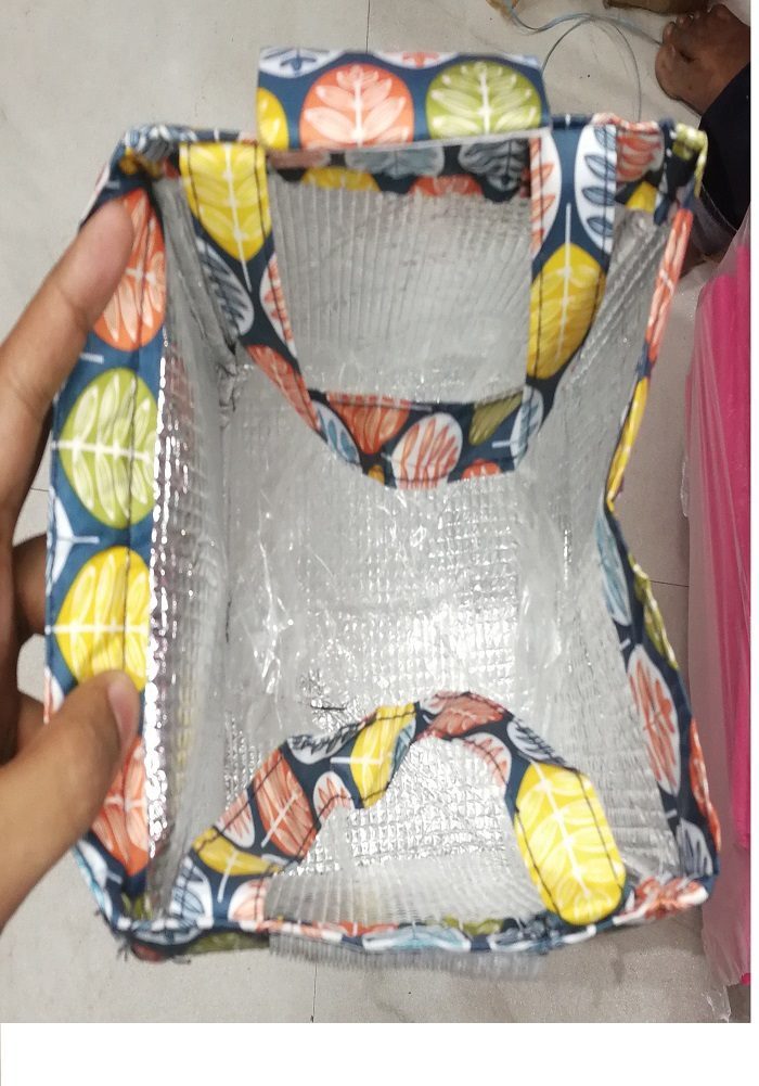 lunch bag inside