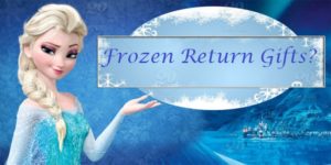 frozen theme return gifts??