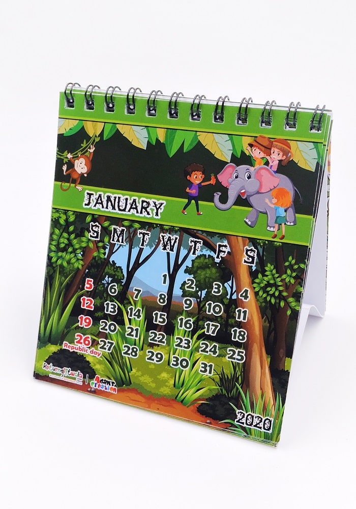 Animal theme ideas for return gifts calendars