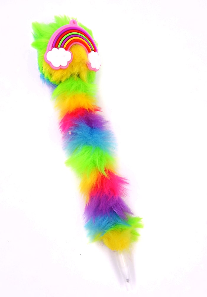 Rainbowtastic Furry Pen – Fidget Superhero