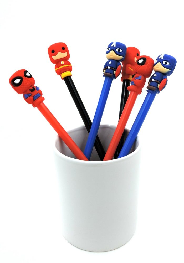 super heroes gel pens for kids