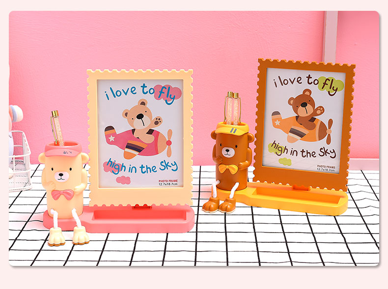 bear design 3 in 1 photo frame