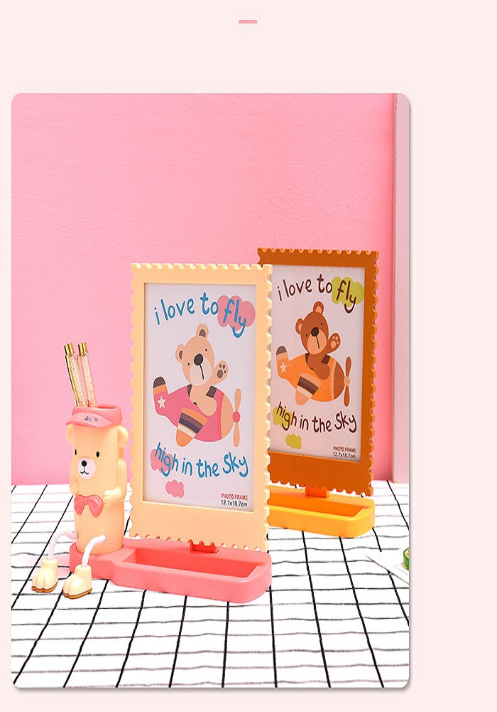 bear design photo frame for return gifts
