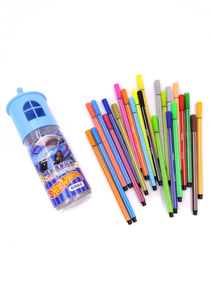 Source Hot Sales Washable Big Triangle Watercolor Pens 24 Colors Art Marker  Pen for Kids on m.alibaba.com