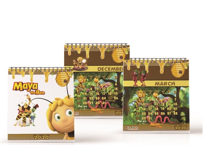 maya the bee theme return gifts calendars for kids