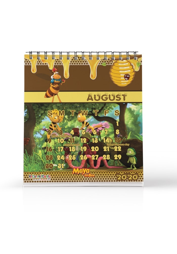 maya the bee theme return gifts calendars for kids online india