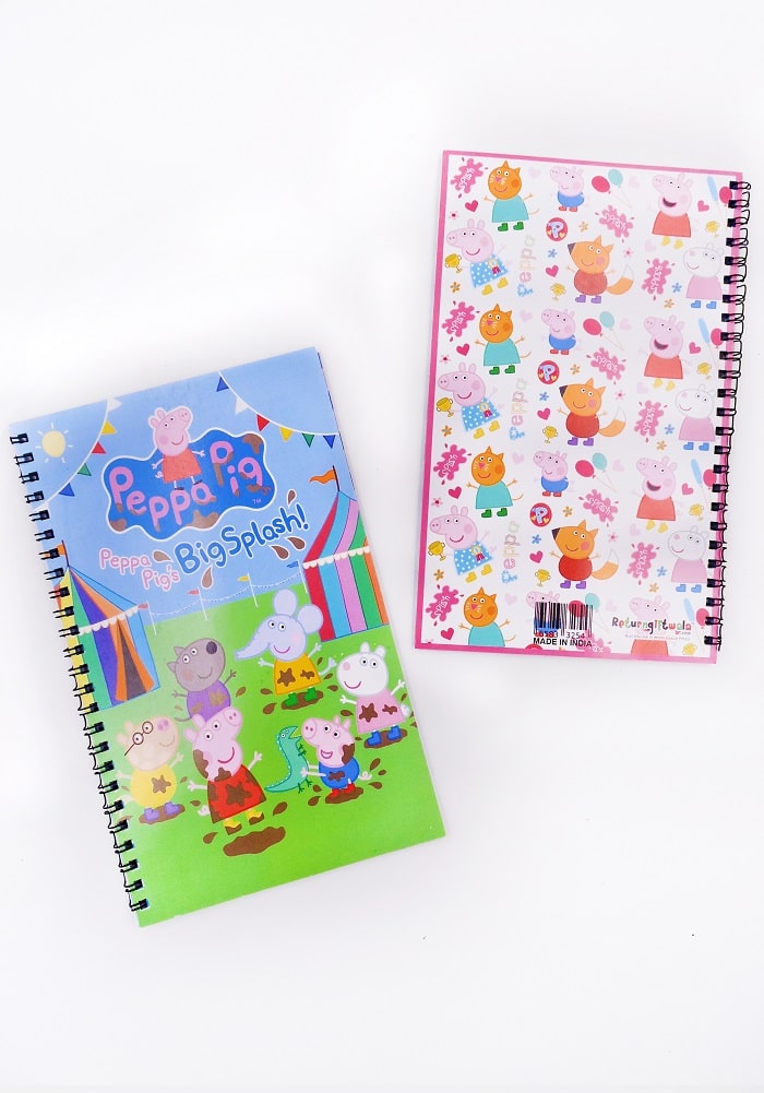 peppa pig theme diary