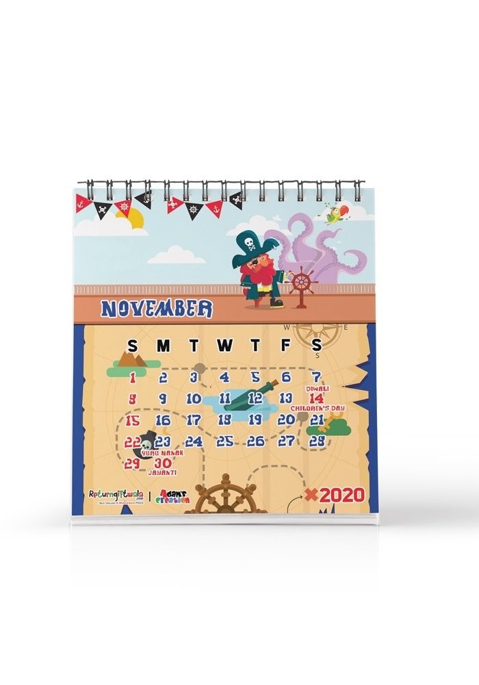 2020 Pirates Theme return gifts Calendars for KidsSALE