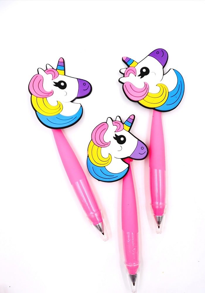 unicorn theme cute gifts pens ball pen