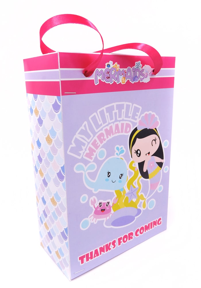 mermaid theme paper bags online india for return gifts
