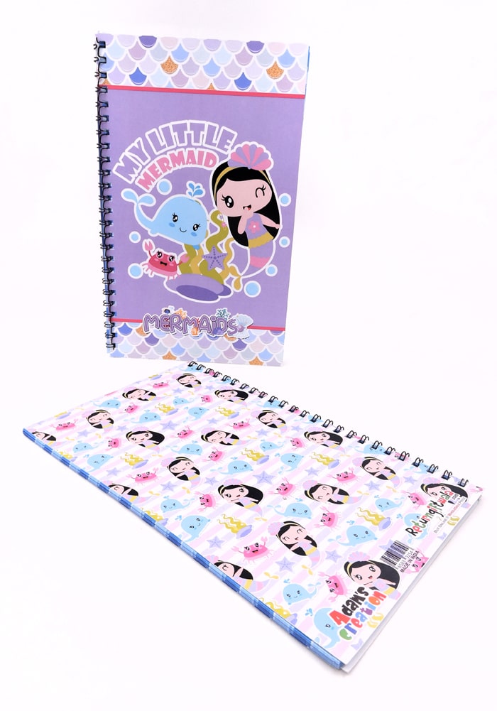 mermaid theme diary- designer diary kids funny underwater