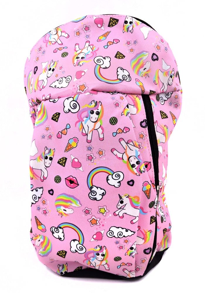 2 Pockets Unicorn Theme Backpack For Kids|Buy@Wholesale