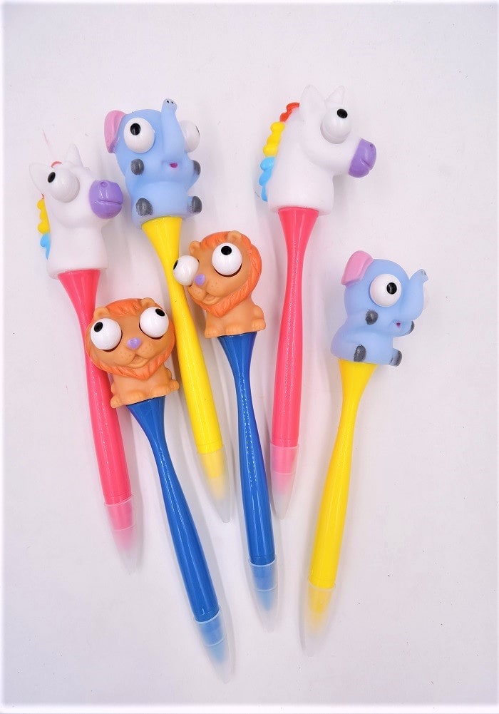 fancy and cute animal character ball pens