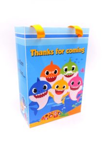 baby shark theme paper bag for gifts
