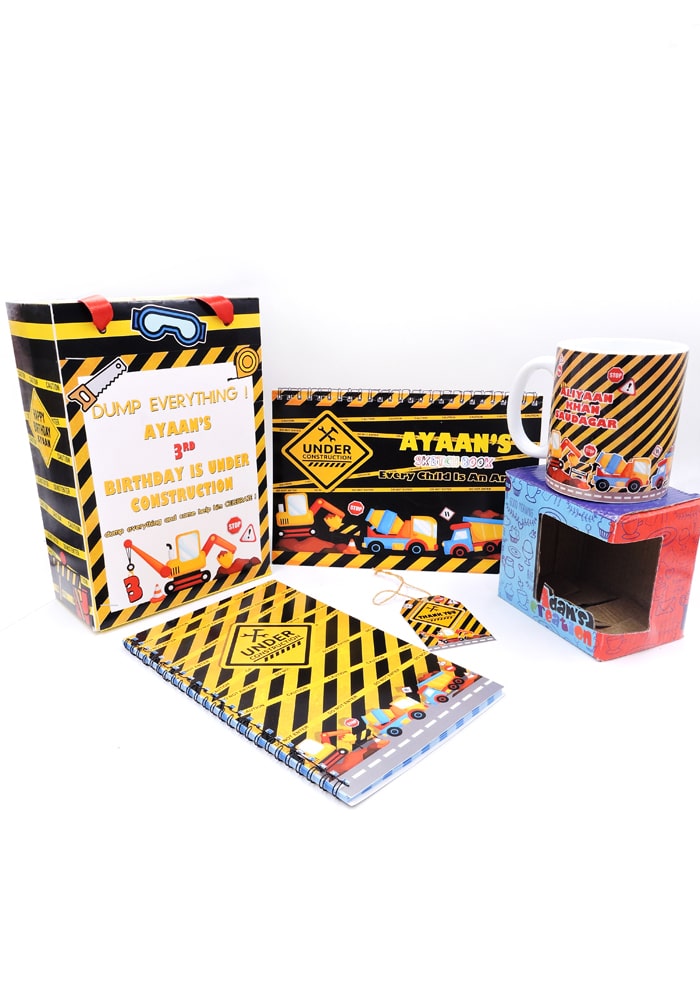construction theme kids return gifts elite combo