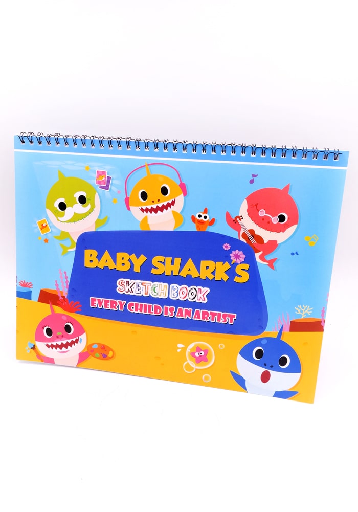 baby shark theme party supplies drawing book