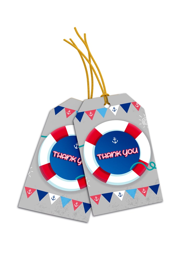 nautical theme thank you cards