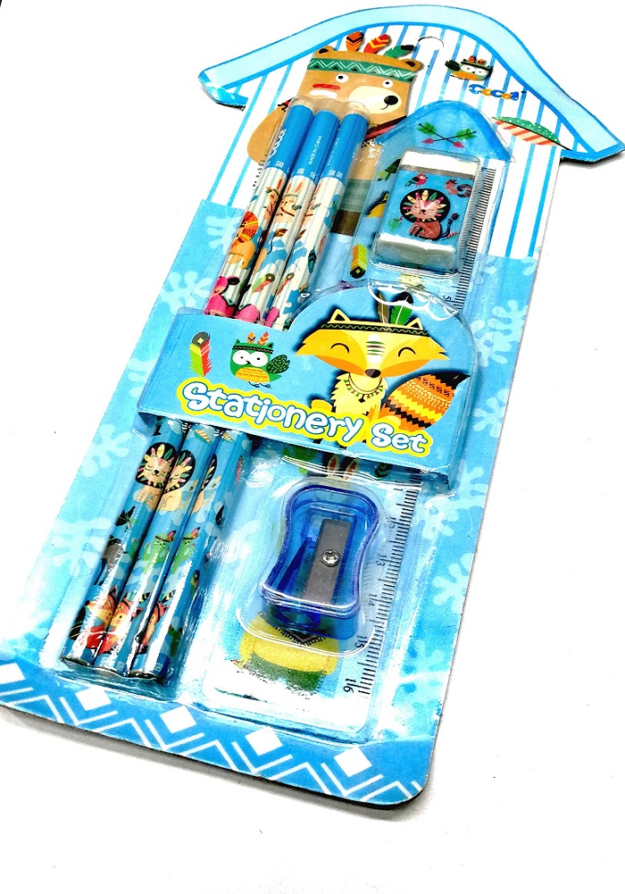 AI Pink Stationery Gift Pack for Kids for Birthday Return Gifts Packaging  Type Packet