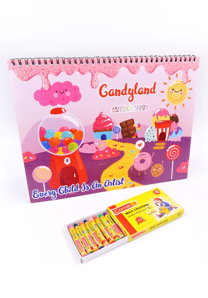 candy land theme party favor return gifts drawin book