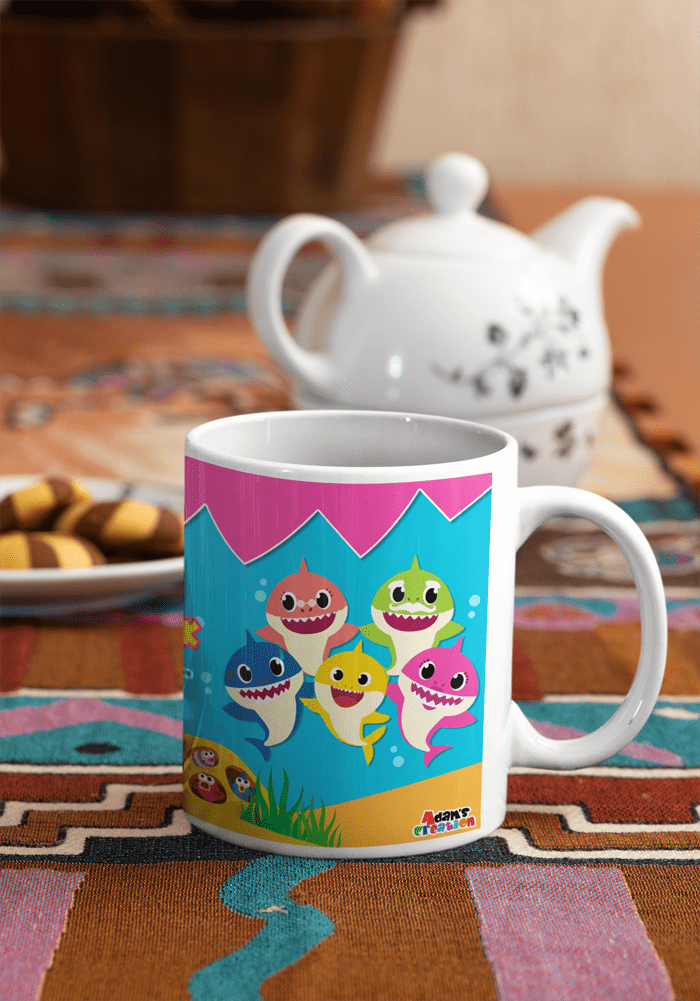 baby shark theme doo doo coffee mug bone china online india