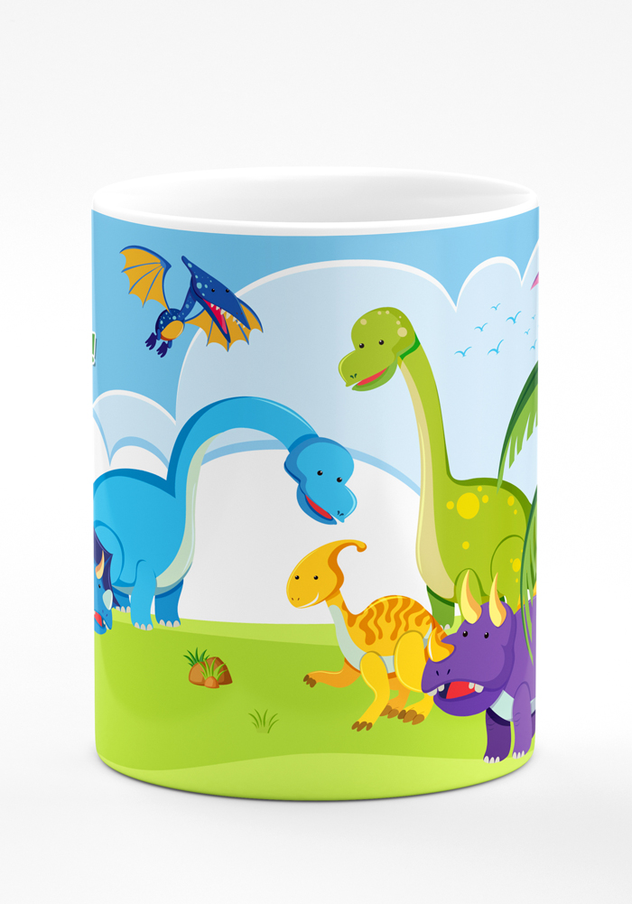 dinosaur theme coffee mugs
