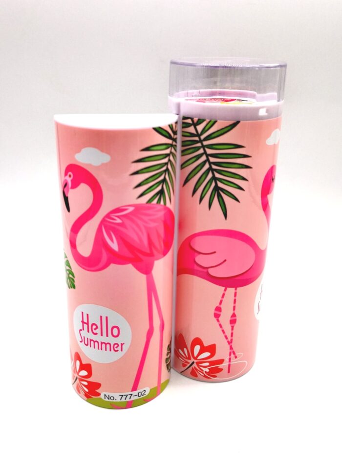 flamingo themed gifts pencil case for kids girls adults-min